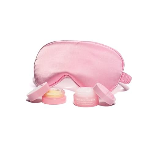 HydroPeptide Beauty Rest, Sleep Mask Trio Set: Hydro Lock Sleep Mask, LipLock Hydrator & 100% Silk Sleeping Mask