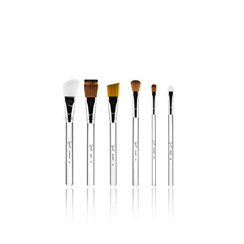 Sigma Beauty Skincare Brush Set ? Skincare Brushes for Applying Skincare Products to Face and Skin, Includes 6 Skincare Tools for Masks, Creams, Gels, and Serums (6 Pcs)