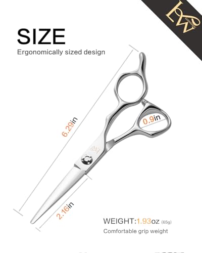 Lunwenksc 5.5 Inch Professional Hair Cutting Shears Sharp Blades