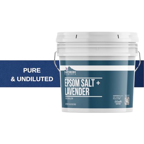 Lavender Epsom Salt 8 Lb Pack - Sulfate Bath & Skin Soak - Variation: Lavender / 128 Ounce