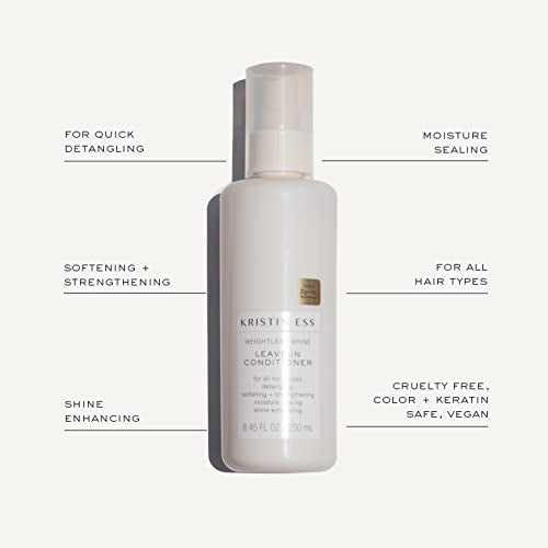 Kristin Ess Hydrating Styling Bundle with Leave-In Conditioner & Serum - 10.15 Fl Oz