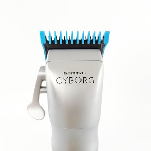 GAMMA+ Professional Magnetic Clipper Guard Set Cyan Blue 4-Pack - Tight Fit