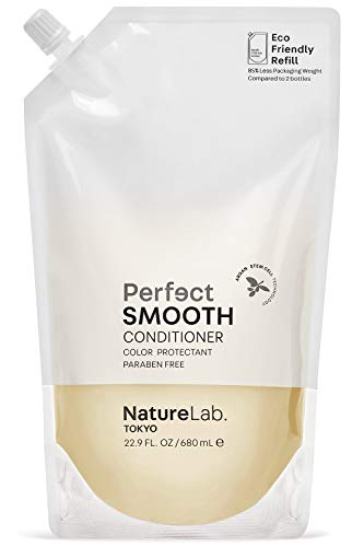 NatureLab.TOKYO Perfect Smooth Conditioner Refill - 22.9 Fl Oz Eco-Friendly Pack