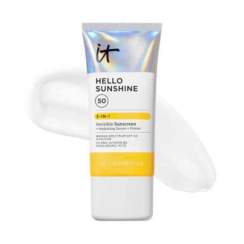 Hydrating SPF 50 Facial Sunscreen Serum & Primer 1.69 Fl Oz - Clear, Hydrating, Skin-Perfecting