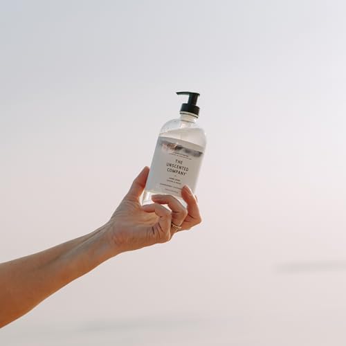 Liquid Hand Soap with Glass Bottle - Unscented, 16.9 Fl Oz