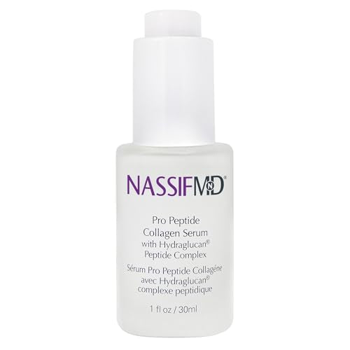 NassifMD Peptide Collagen Serum with Hyaluronic Acid & Beta Glucan for Skin Tightening