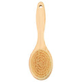 Japanese Hinoki Body Brush - Short Handle 9 inches - Boar Bristles
