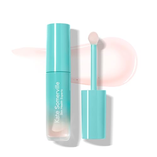 Kate Somerville Pro-Collagen Lip Oil Elixir ? Hydrating Lip Balm for Plump, Glossy Lips, Clear No-Tint Formula, 0.24 Fl Oz