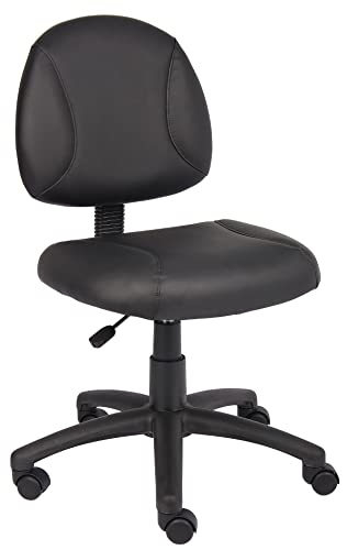 Ergonomic Black Posture Task Office Chair with Adjustable Lumbar & Seat