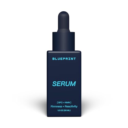Blueprint Bryan Johnson Facial Serum with SFC & NMN ? Age Defying Serum for Fine Lines, Firmness & Hydration ? Longevity-Inspired Skin Care for Radiant, Youthful Skin ? Fragrance Free & Vegan Formula