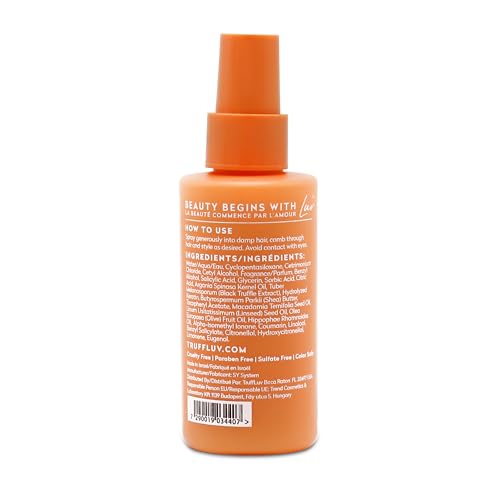 Argan Leave-In Hair Mask with Black Truffle & Macadamia Oil - Nourish & Hydrate, 4.22 oz