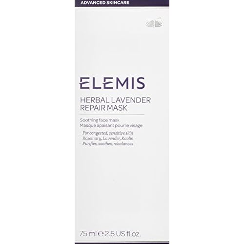 ELEMIS Herbal Lavender Repair Mask; Soothing Clay Mask, 2.5 Fl Oz