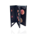 Double Layer Magnetic Eyeshadow Palette with Mirror and Silver Star Cover – Fits Standard & Deep Pans, 42 Slots