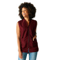 Betty Dain Burgundy Zip Front Salon Stylist Vest - Medium, Adjustable Fit