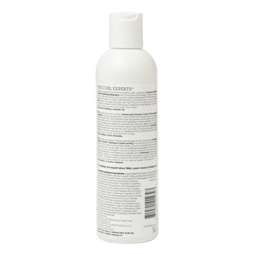 Ouidad Advanced Climate Control Defrizzing Shampoo 8.5 Fl Oz for Curly Hair – Sulfate-Free Moisture Lock