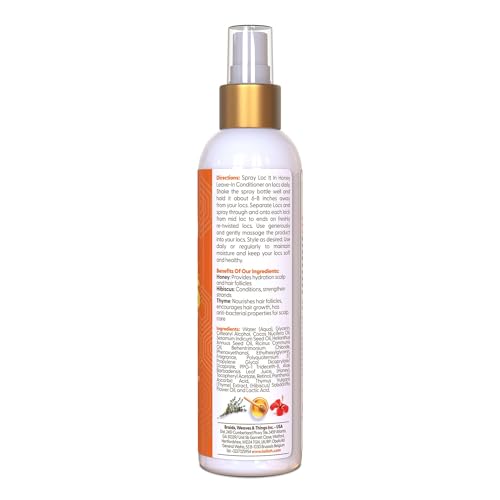 Taliah Waajid Love My Locs Honey Hibiscus Leave-In Conditioner, 8oz - Healthy Radiant Locs