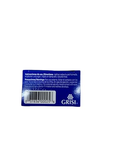 Grisi Neutral Bar Soap 12-Pack - pH-Balanced, Dermatologist Recommended
