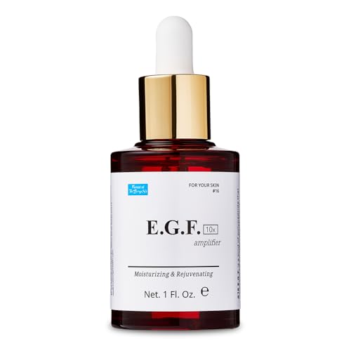 EGF Serum (10 ppm) 1 Fl. Oz. 30ml Epidermal Growth Factor, face serum, cosmetic ingredients for skin serum korean egf growth factor egf ample after microneedling