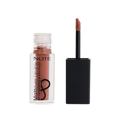NOTE Mattever Lip-Ink - Matte Lipstick for Women - Liquid Lipstick Long Lasting 8-Hour Wear - Transfer-Resistant Lip Makeup - 02-0.15 oz