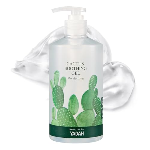 YADAH Cactus Soothing Gel 16.9 fl oz - Vegan Korean Body & Face Moisturizer