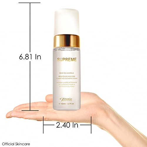 Premier SUPREME Brightening and Pore Clarifying Cleansing Foam 5.1 Fl Oz
