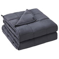 Yescool Weighted Blanket for Adults Queen Size 25lbs Grey 60x80 - Sleep & Relax