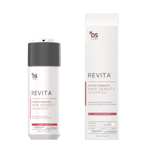 DS Labs Revita Extra Strength Shampoo 7oz (205mL) - Scalp First Cleanse for Fuller Hair
