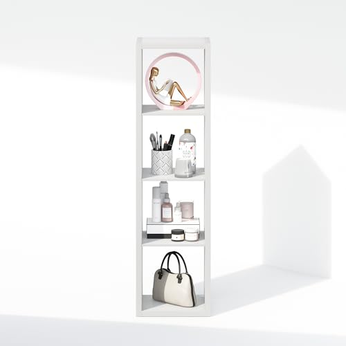 Furinno Cubic Extra Thick 4-Cube Closet Organizer Storage - White, Vertical