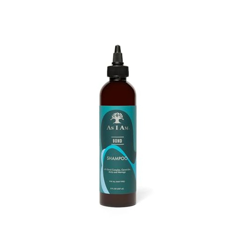 As I Am Bond Repair Shampoo - 8 oz - with Moringa, Amla, & Ceramides - Hair Repair Treatment For Damaged Hair