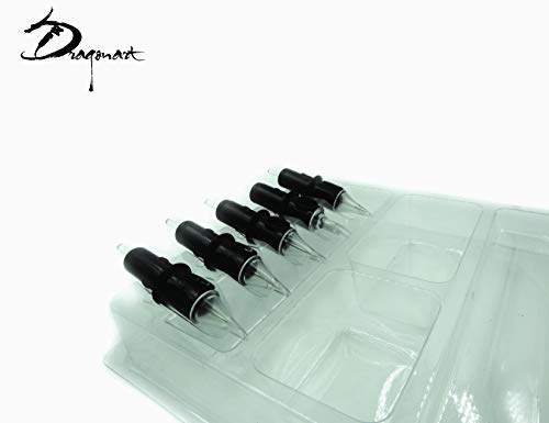 Dragon Art 25Pcs Plastic Disposable Ink Cup Tray Pigment Rack Holder for Tattoo