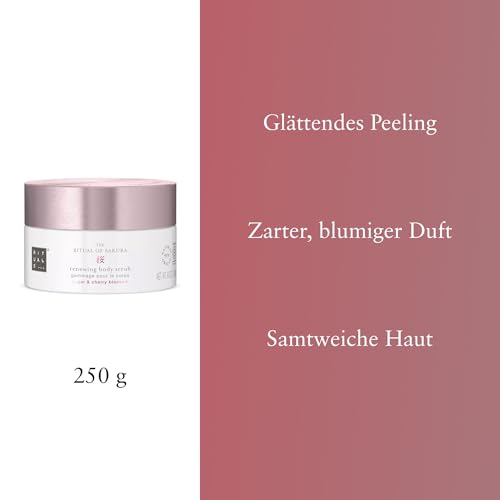 Cherry Blossom Body Scrub - Rituals The Ritual of Sakura 8.8 Oz with Organic Rice Milk