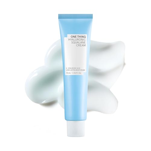 Hyaluronic Squalane Moisturizer - Korean Face Cream for Hydration & Plump Skin