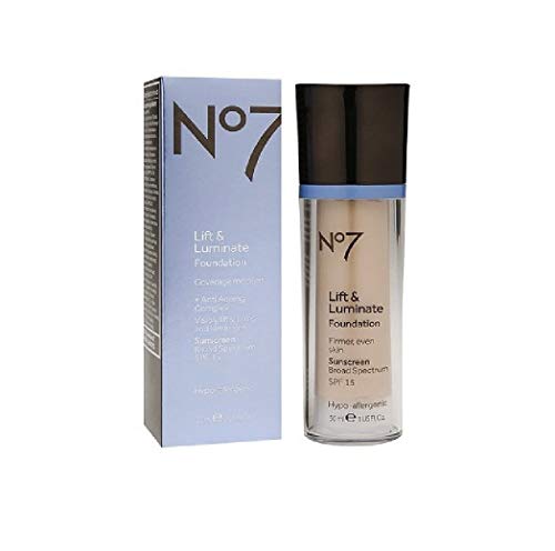 No7 Lift & Luminate Foundation Warm Beige 1.02 Fl Oz - Beige