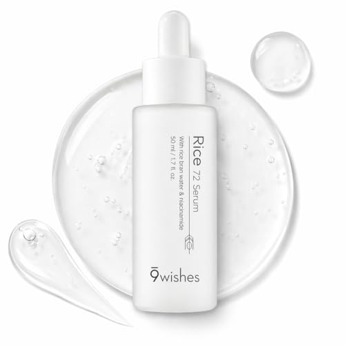9wishes Rice 72 Serum - Korean Rice Bran Water & Niacinamide Face Serum 50ml