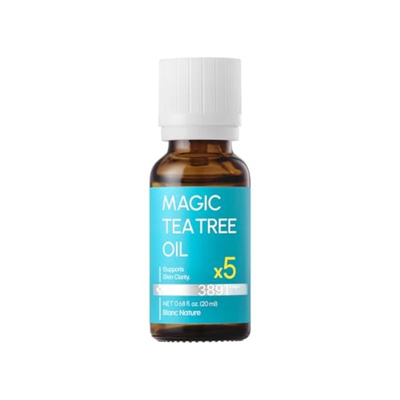 Magic Tea Tree Oil Spot Care for Face, Clarifying Facial Oil for Oily and Sensitive Skin, Lightweight and Fast Absorption, Vegan Korean Skincare, 0.68 fl oz (20ml)