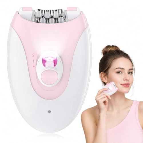 Women's Electric Epilator for Face & Body - 36 Tweezers, Cordless, Wet & Dry, 2 Speeds