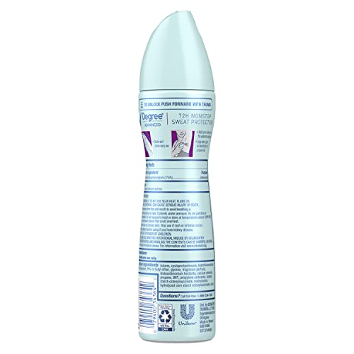 Degree Women Antiperspirant Dry Spray Sexy Intrigue 3.8 oz Pack of 4 - Long-Lasting Freshness