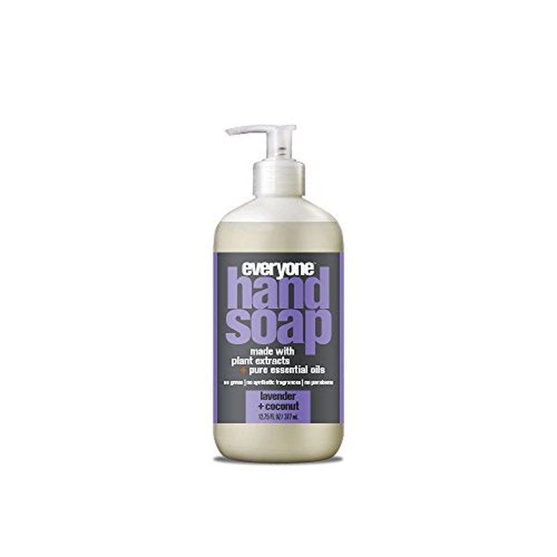 Everyone Liquid Hand Soap, 12.75 Ounce (Pack of 1), Lavender and Coconut, made with Essential Oils for kitchen and bathroom