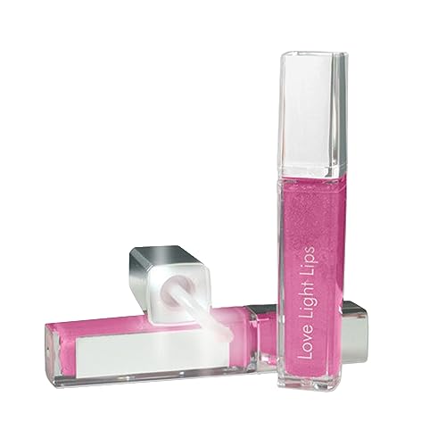 Lighted Lip Gloss Set with Mirror - 4 Colors | Love Light Lips - Bliss, Peace, Grace & Compassion