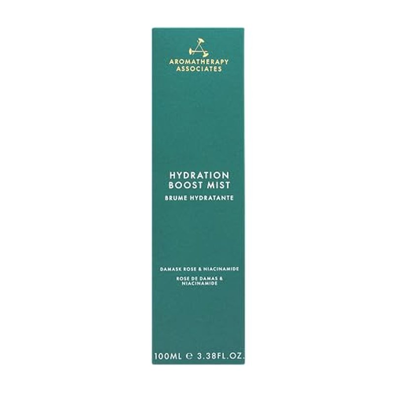 Aromatherapy Associates Hydration Boost Mist with Rose Water, Hyaluronic Acid & Niacinamide, Lightweight Daily Moisture Mist for Dry or Dehydrated Skin, Fruity Floral Scent, 1.69 fl oz