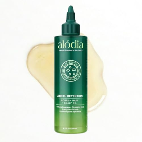 ALODIA Nourishing Hair & Scalp Oil with Avocado & Rosemary - 8.5 Fl Oz