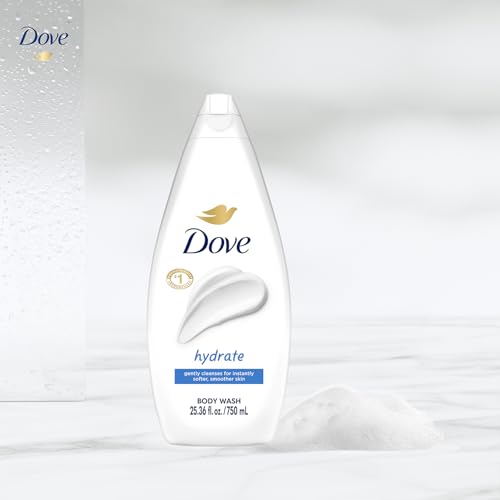 Dove Body Wash Hydrate 4-Pack ? Moisturizing Cleanser for Smooth, Soft Skin, 25.3 Oz Ea