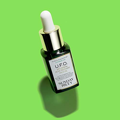 Sunday Riley U.F.O. Acne Face Oil 0.5 Fl Oz - Salicylic & Tea Tree Treatment