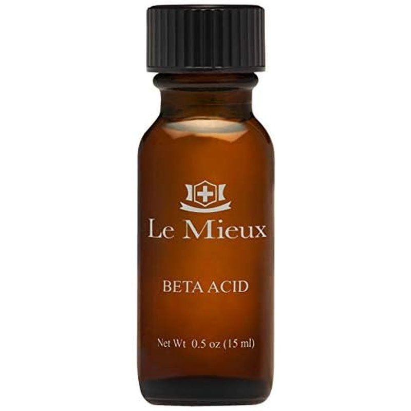 Le Mieux Beta Acid - Salicylic & Lactic Acid Clarifying Solution - Exfoliating Face Toner for Oily, Blemish Prone Skin and Congested Pores (0.5 oz / 15 ml)