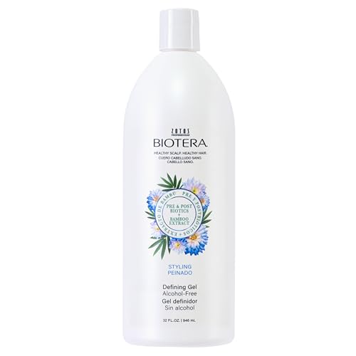 BIOTERA Flexible Hair Gel 32 Fl Oz - Shine, Vegan & Alcohol-Free Styling