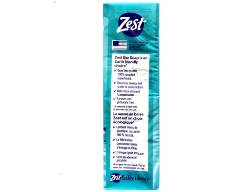 Zest Aqua Pure Cleansing Bar Soap Unscented Pack of 2 - 8 Count