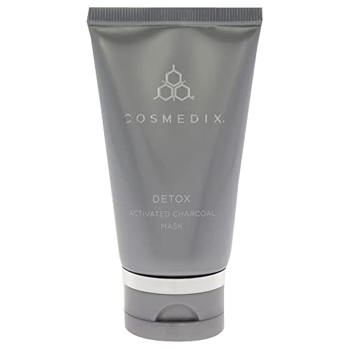 COSMEDIX Activated Charcoal Detox Mask - Gently Exfoliates Skin - Cleanses Away Age-Accelerating Pollutants and Removes Everyday Impurities - Reveals Flawlessly Fresh Complexion - 2.6 oz