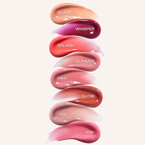 Hydrating Lip Gloss with Hyaluronic Acid & Shea Butter - No Fine Lines, Shine Finish, Vegan Cruelty-Free