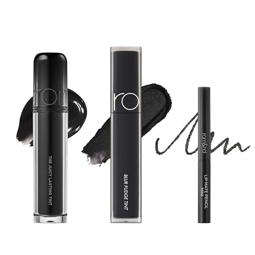 Black Lip Set - Gloss, Matte, Lip Liner - Limited Edition K-Beauty Collection