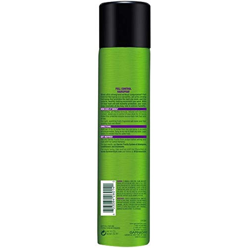 Garnier Fructis Style Full Control Anti-Humidity Hairspray, Ultra Strong Hold, 8.25 oz. (Pack of 2)